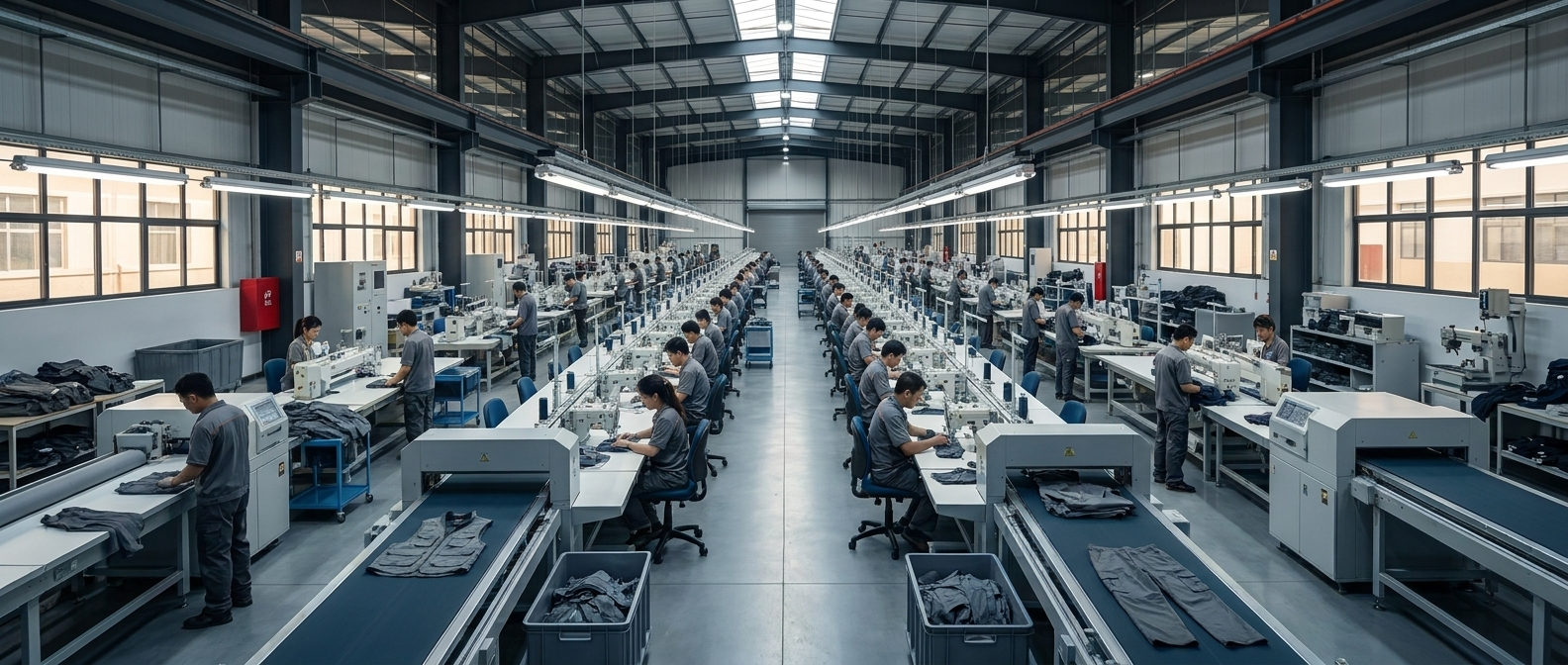 Apparel factory building and equipment