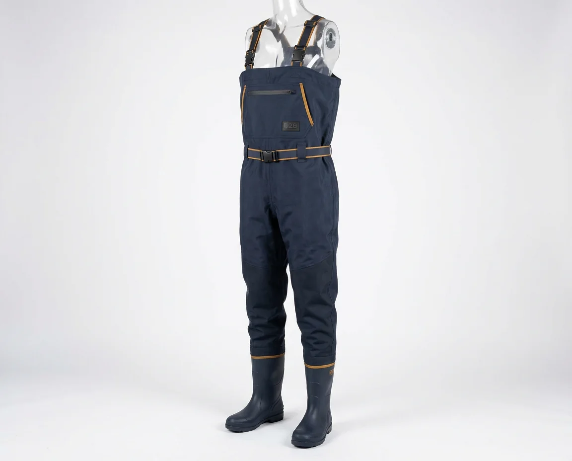 Chest waders for deep river and lake fishing — full body coverage