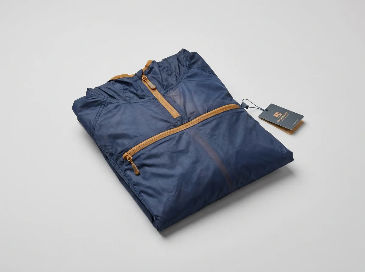 Lightweight packable custom fishing jacket for warm-weather anglers