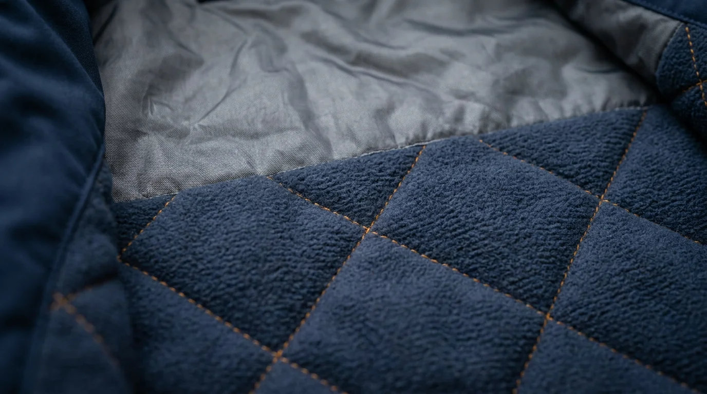 Thermal mapping of an insulated fishing jacket interior