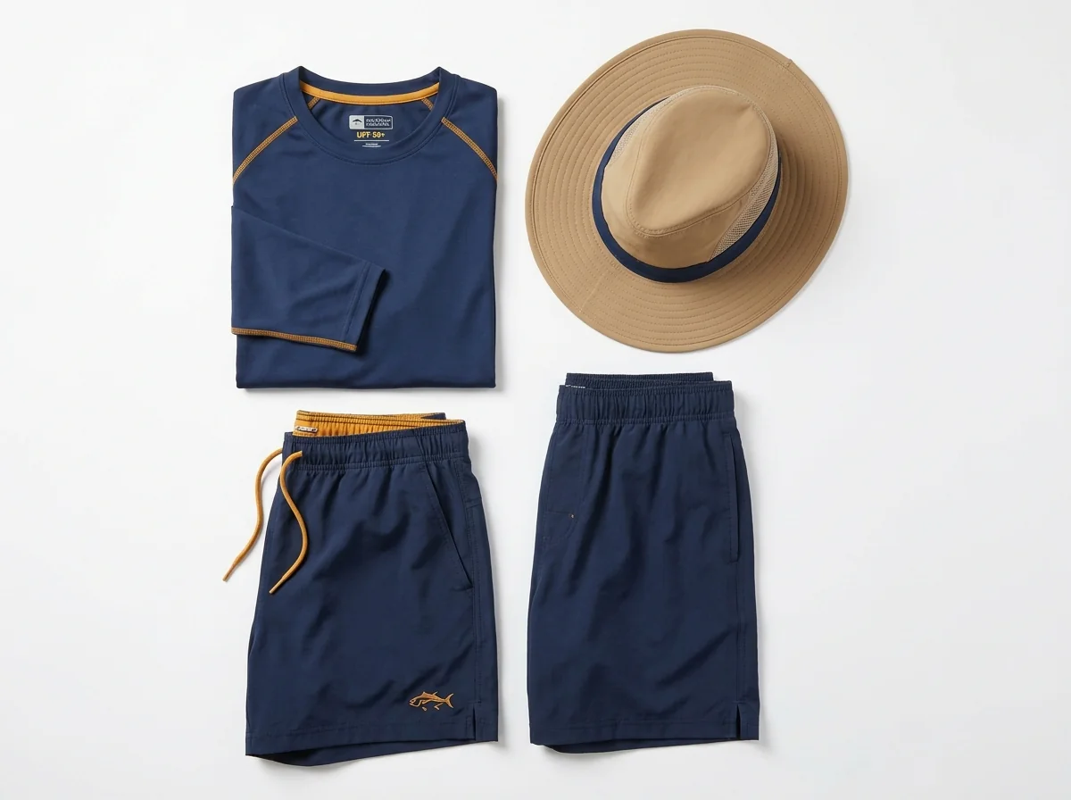 Entry-tier saltwater fishing apparel collection lineup